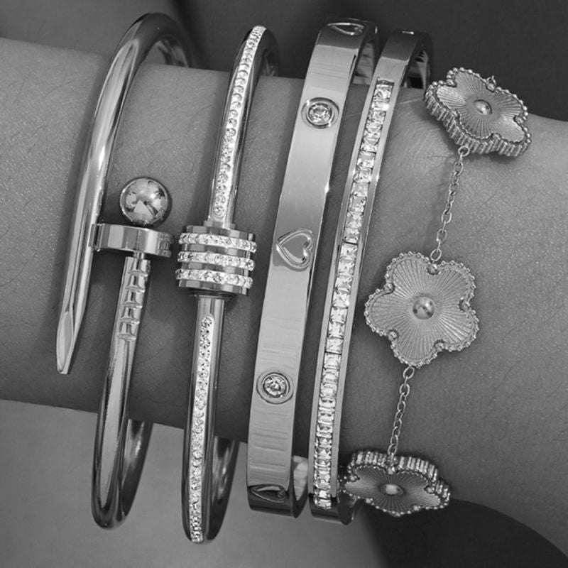 Bracelet 1# Titanium Steel Nail Bracelet