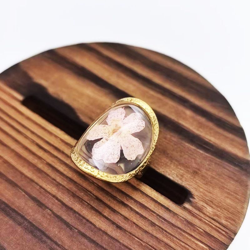 Style 3 Stainless Steel Dried Flower Ring