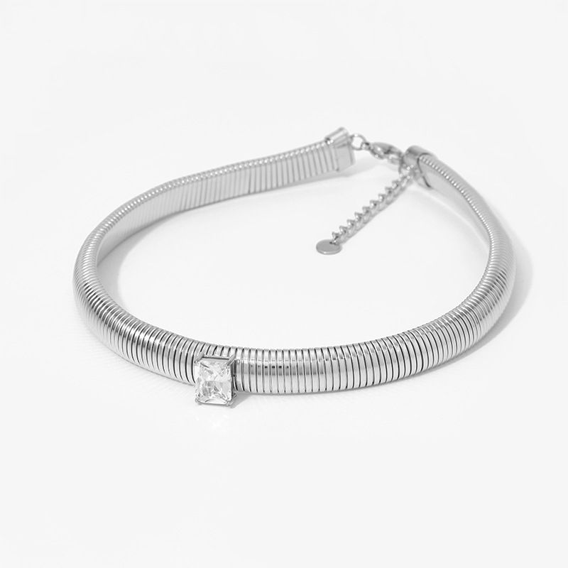 Gold 304 Stainless Steel Heart Necklace